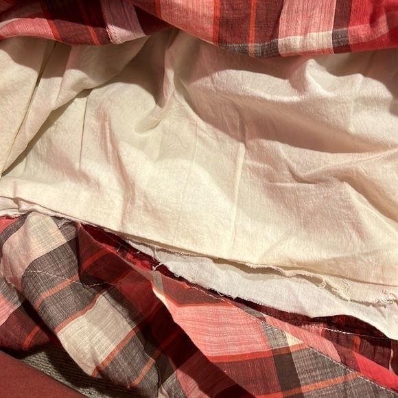 TALBOTS plaid sleeveless dress with flounce size 8 - Picture 10 of 10